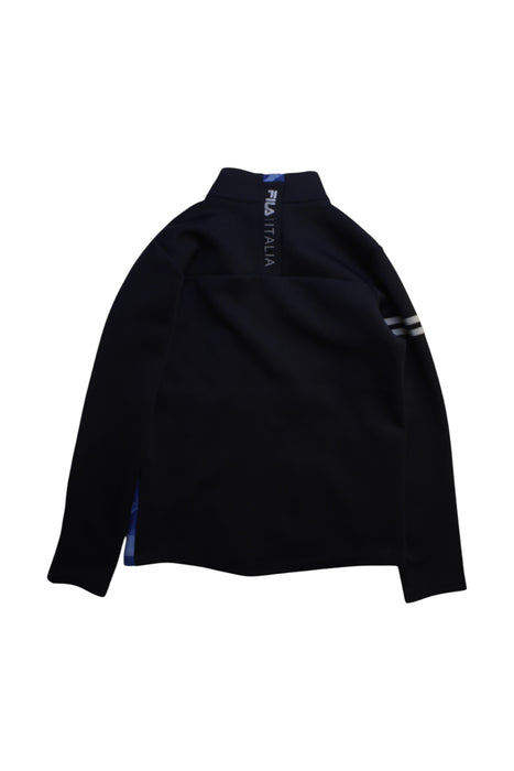 A Blue Lightweight Jackets from Fila in size 12Y for boy. (Back View)