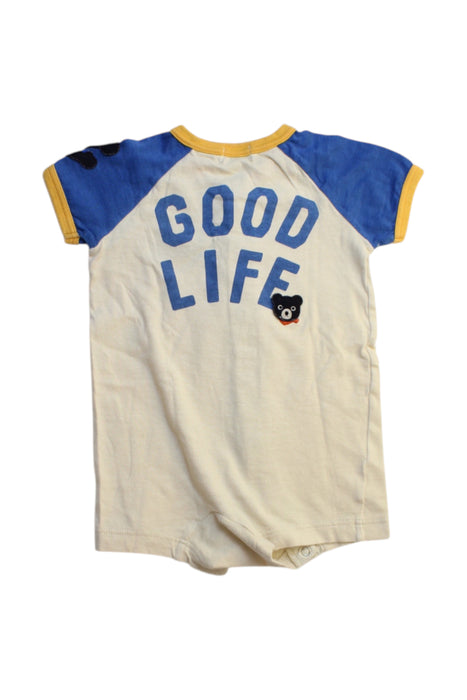 A Multicolour Short Sleeve Rompers from Double B Mikihouse in size 3-6M for boy. (Back View)