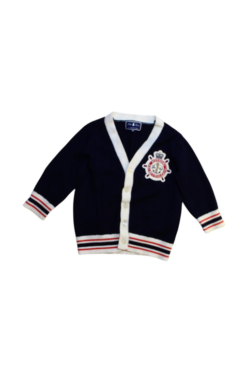 A Navy Cardigans from Nicholas & Bears in size 3-6M for boy. (Front View)