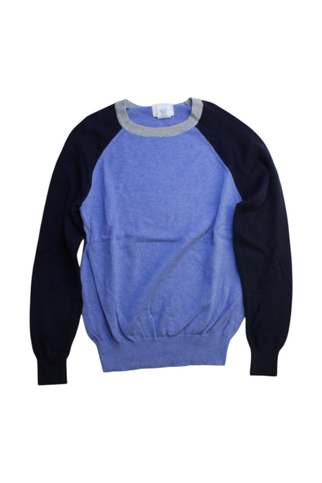 A Blue Crewneck Sweatshirts from Crewcuts in size 10Y for boy. (Front View)