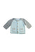 A Blue Cardigans from Jacadi in size 0-3M for boy. (Front View)