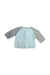 A Blue Cardigans from Jacadi in size 0-3M for boy. (Back View)