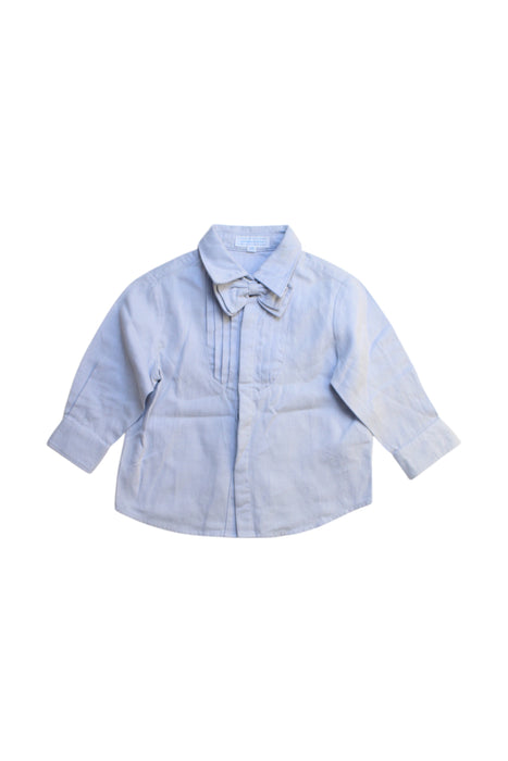 A Blue Long Sleeve Shirts from Nicholas & Bears in size 6-12M for boy. (Front View)