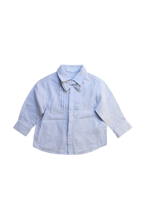 A Blue Long Sleeve Shirts from Nicholas & Bears in size 6-12M for boy. (Front View)