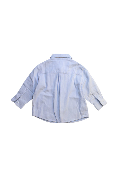 A Blue Long Sleeve Shirts from Nicholas & Bears in size 6-12M for boy. (Back View)