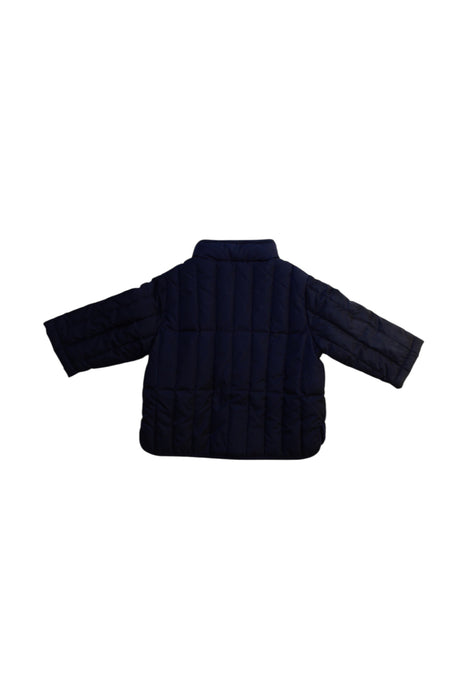 A Navy Puffer/Quilted Coats & Outerwear from Moncler in size 3-6M for boy. (Back View)