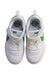 A White Sneakers from Nike in size 5T for boy. (Back View)