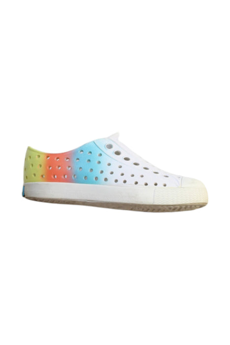 A Multicolour Slip Ons from Native Shoes in size 18-24M for boy. (Front View)