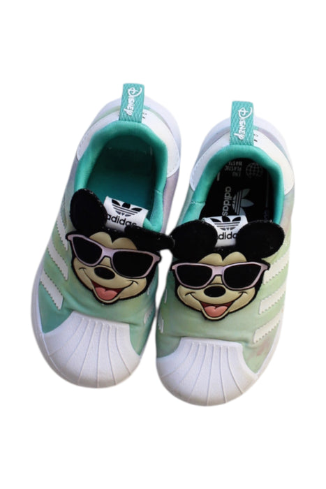 A Multicolour Sneakers from Adidas in size 3T for girl. (Back View)