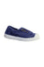A Navy Slip Ons from Cienta in size 18-24M for girl. (Front View)