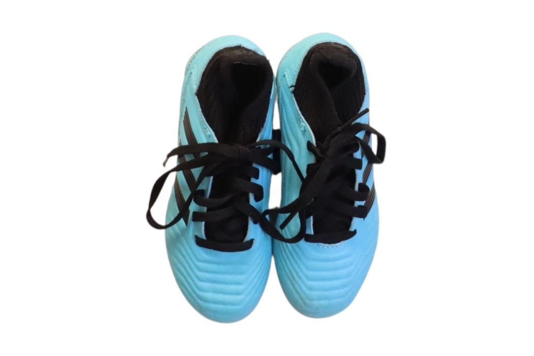 A Blue Cleats/Soccer Shoes from Adidas in size 5T for boy. (Back View)