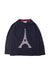 A Navy Long Sleeve T Shirts from Jacadi in size 4T for boy. (Front View)