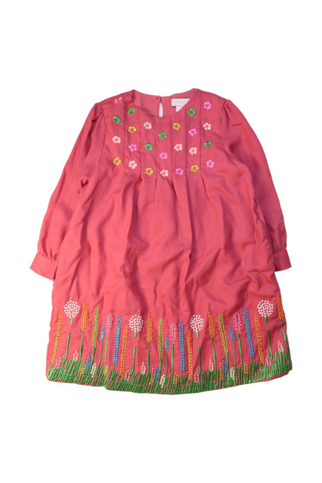 A Pink Long Sleeve Dresses from Stella McCartney in size 6T for girl. (Front View)