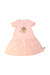 A Pink Short Sleeve Dresses from The Bonnie Mob in size 6T for girl. (Front View)