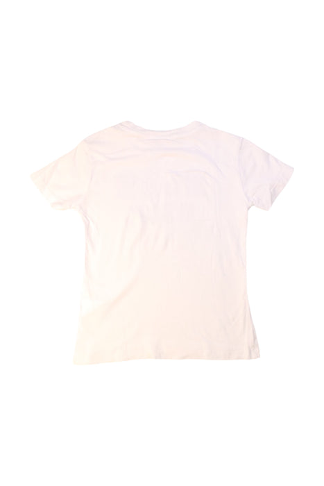 A White Short Sleeve T Shirts from MSGM in size 6T for girl. (Back View)