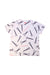 A White Short Sleeve T Shirts from Beau Loves in size 6T for girl. (Back View)