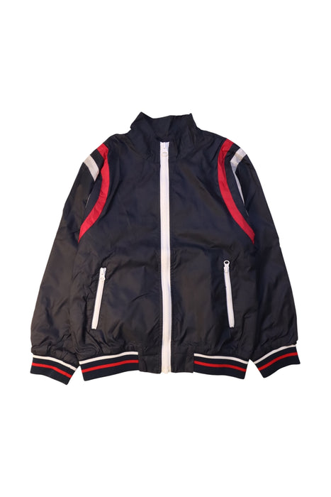 A Navy Lightweight Jackets from Hundred Pieces in size 8Y for neutral. (Front View)