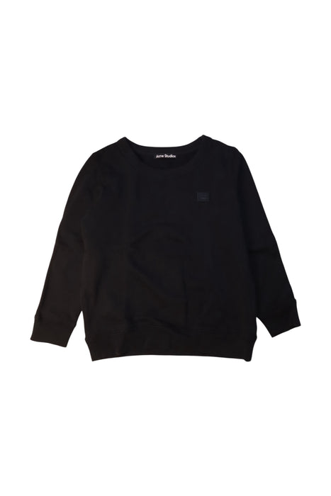 A Black Crewneck Sweatshirts from Acne Studios in size 8Y for girl. (Front View)