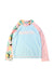 A Multicolour Rash Guards from Barrel in size 6T for girl. (Front View)