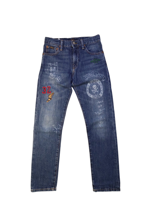 A Blue Jeans from Polo Ralph Lauren in size 7Y for girl. (Front View)