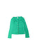 A Green Cardigans from Petit Bateau in size 6T for girl. (Front View)