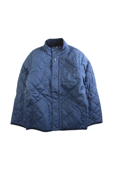 A Navy Puffer/Quilted Coats & Outerwear from J.Crew in size 6T for boy. (Front View)
