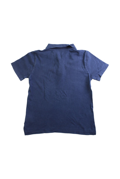 A Navy Short Sleeve Polos from Crewcuts in size 8Y for boy. (Back View)