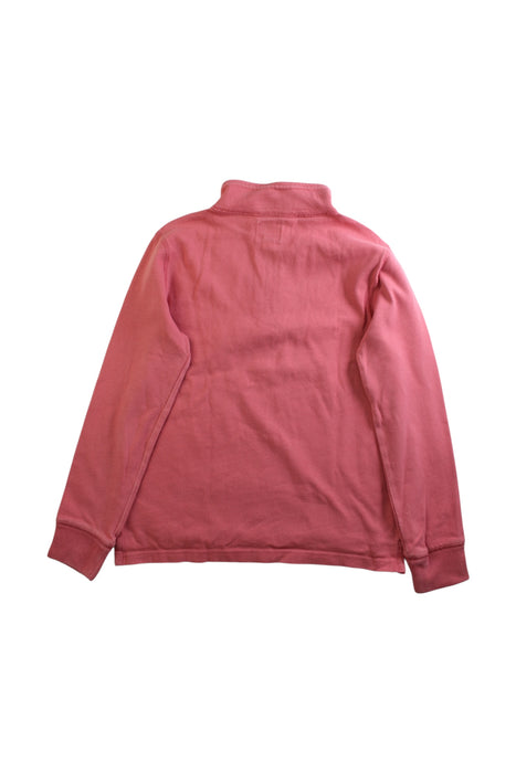 A Pink Zippered Sweatshirts from Crewcuts in size 8Y for boy. (Back View)