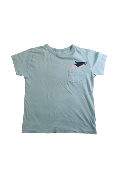 A Blue Short Sleeve T Shirts from Crewcuts in size 4T for boy. (Front View)