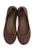 A Brown Flats from Mini Melissa in size 10Y for girl. (Back View)