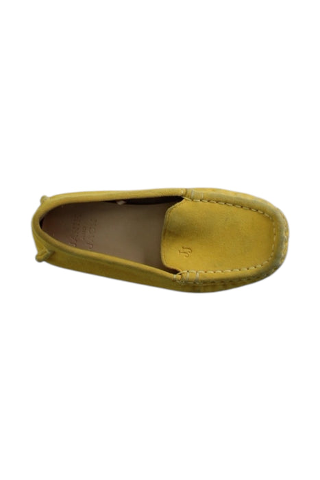 A Yellow Loafers & Moccasins from Janie & Jack in size 5T for boy. (Front View)