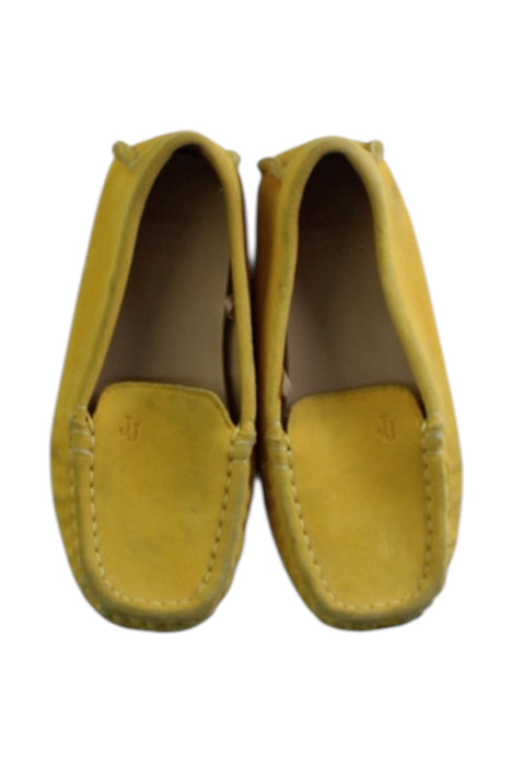 A Yellow Loafers & Moccasins from Janie & Jack in size 5T for boy. (Back View)