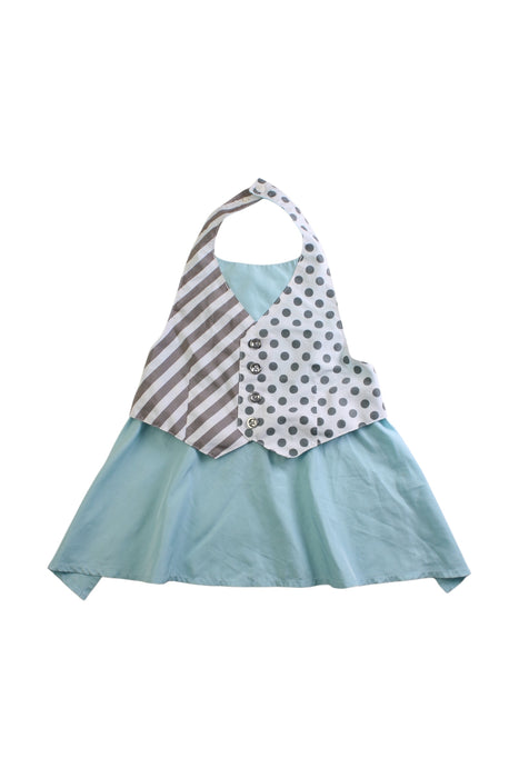 A Multicolour Sleeveless Dresses from MarlMarl in size 12-18M for girl. (Front View)