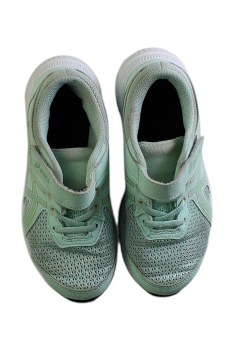 A Green Sneakers from ASICS in size 6T for neutral. (Back View)