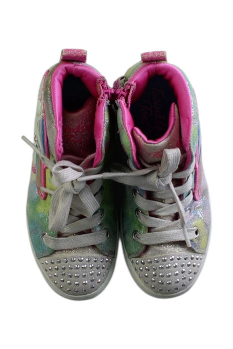 A Multicolour Sneakers from Skechers in size 5T for girl. (Back View)