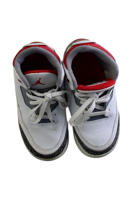 A Multicolour Sneakers from Air Jordan in size 4T for boy. (Back View)