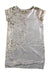 A Silver Short Sleeve Dresses from Seed in size 5T for girl. (Back View)