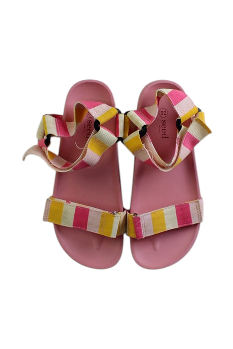 A Multicolour Sandals from Seed in size 7Y for girl. (Back View)