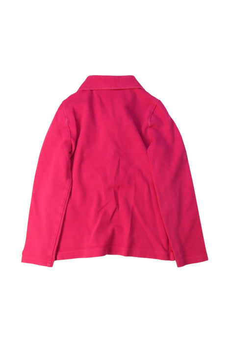 A Pink Long Sleeve Polos from Polo Ralph Lauren in size 3T for girl. (Back View)