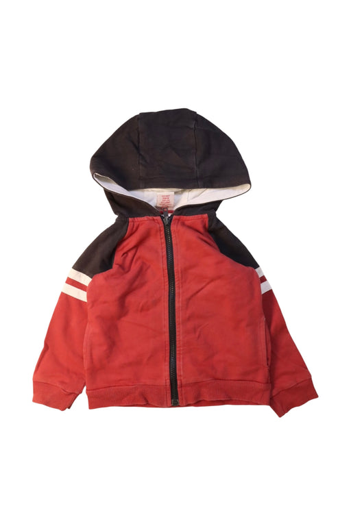 A Red Zippered Sweatshirts from Tommy Bahama in size 2T for boy. (Front View)