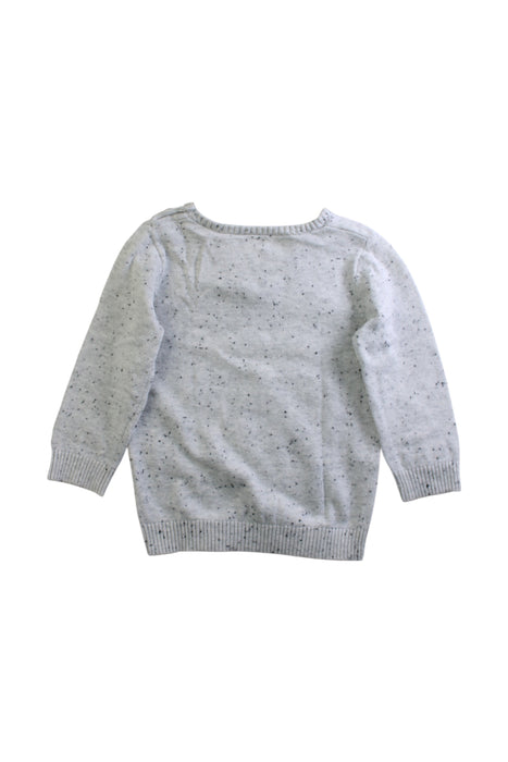 A Grey Long Sleeve Tops from Seed in size 12-18M for boy. (Back View)