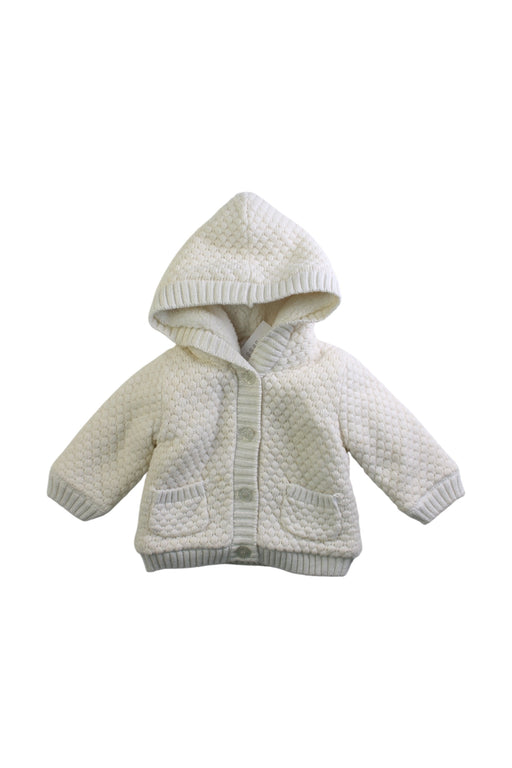 A White Puffer/Quilted Coats & Outerwear from Chicco in size 0-3M for girl. (Front View)