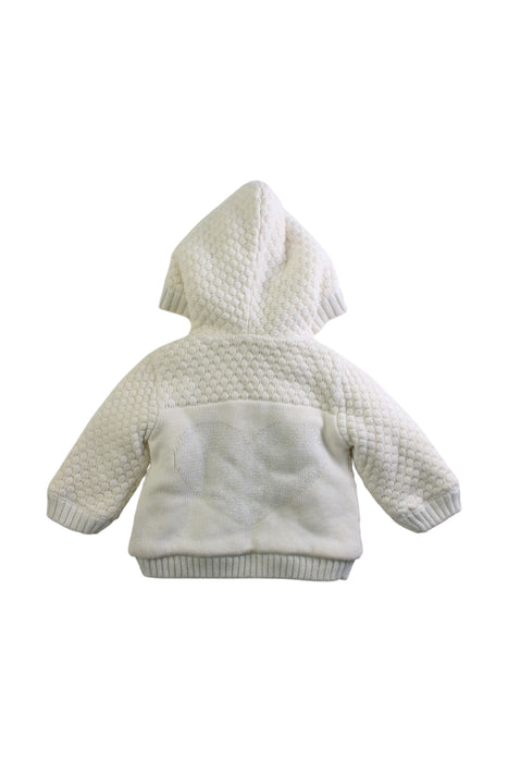 A White Puffer/Quilted Coats & Outerwear from Chicco in size 0-3M for girl. (Back View)