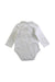 A White Long Sleeve Bodysuits from Chicco in size 0-3M for girl. (Back View)