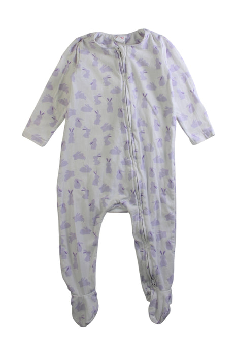 A White Onesies from Seed in size 6-12M for neutral. (Front View)