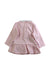 A Pink Long Sleeve Dresses from Chicco in size 0-3M for girl. (Back View)