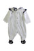 A White Long Sleeve Rompers from Chicco in size 0-3M for girl. (Back View)