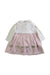 A Pink Long Sleeve Dresses from Chicco in size 0-3M for girl. (Back View)