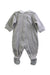 A Grey Onesies from Chicco in size 0-3M for neutral. (Back View)