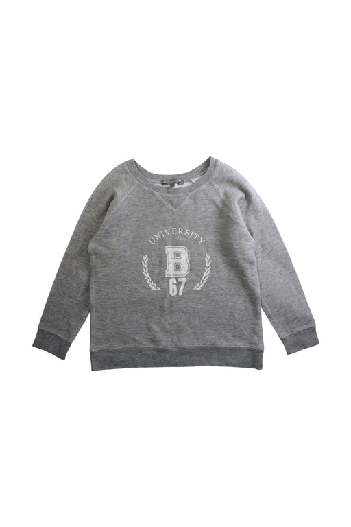 A Grey Crewneck Sweatshirts from Bonpoint in size 6T for neutral. (Front View)